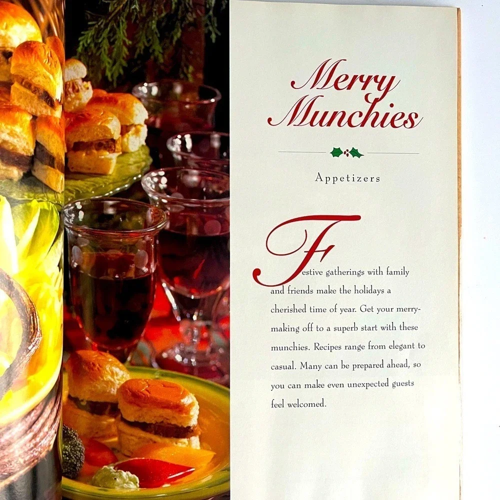 Southern Living Christmas Cookbook 1997 Vintage Holiday Recipes Hardcover